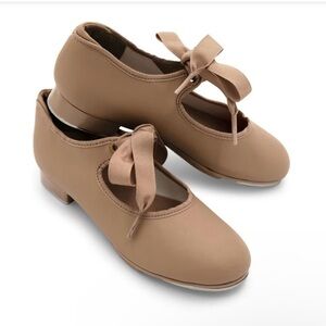 Capezio girls future star tap shoes NWOT 10 C dance jazz pink beige toddler